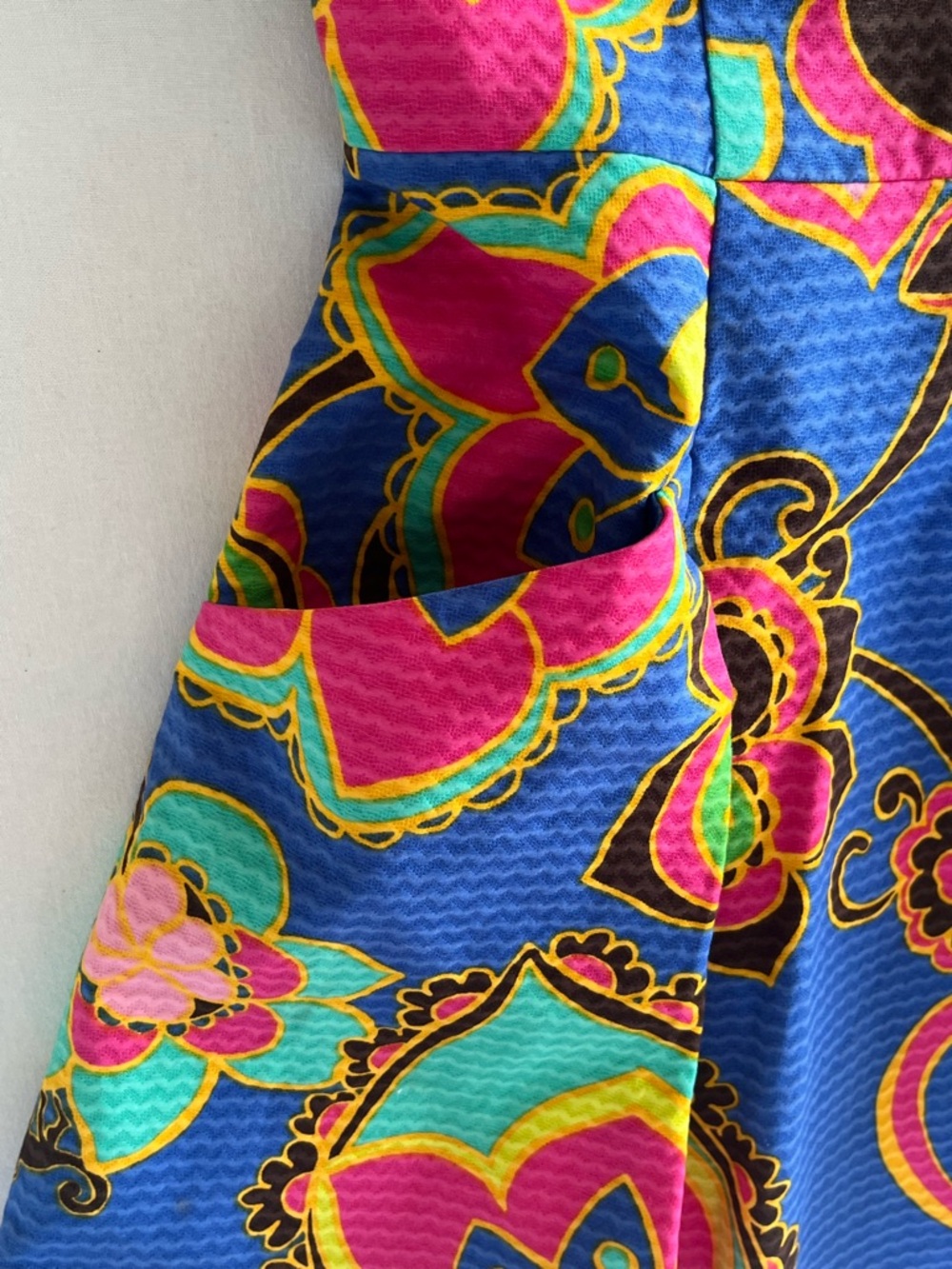 Lilly Pulitzer Bernadette Starry Blue Drama Queen Colorful Sweetheart Dress 00 - Picture 5 of 11